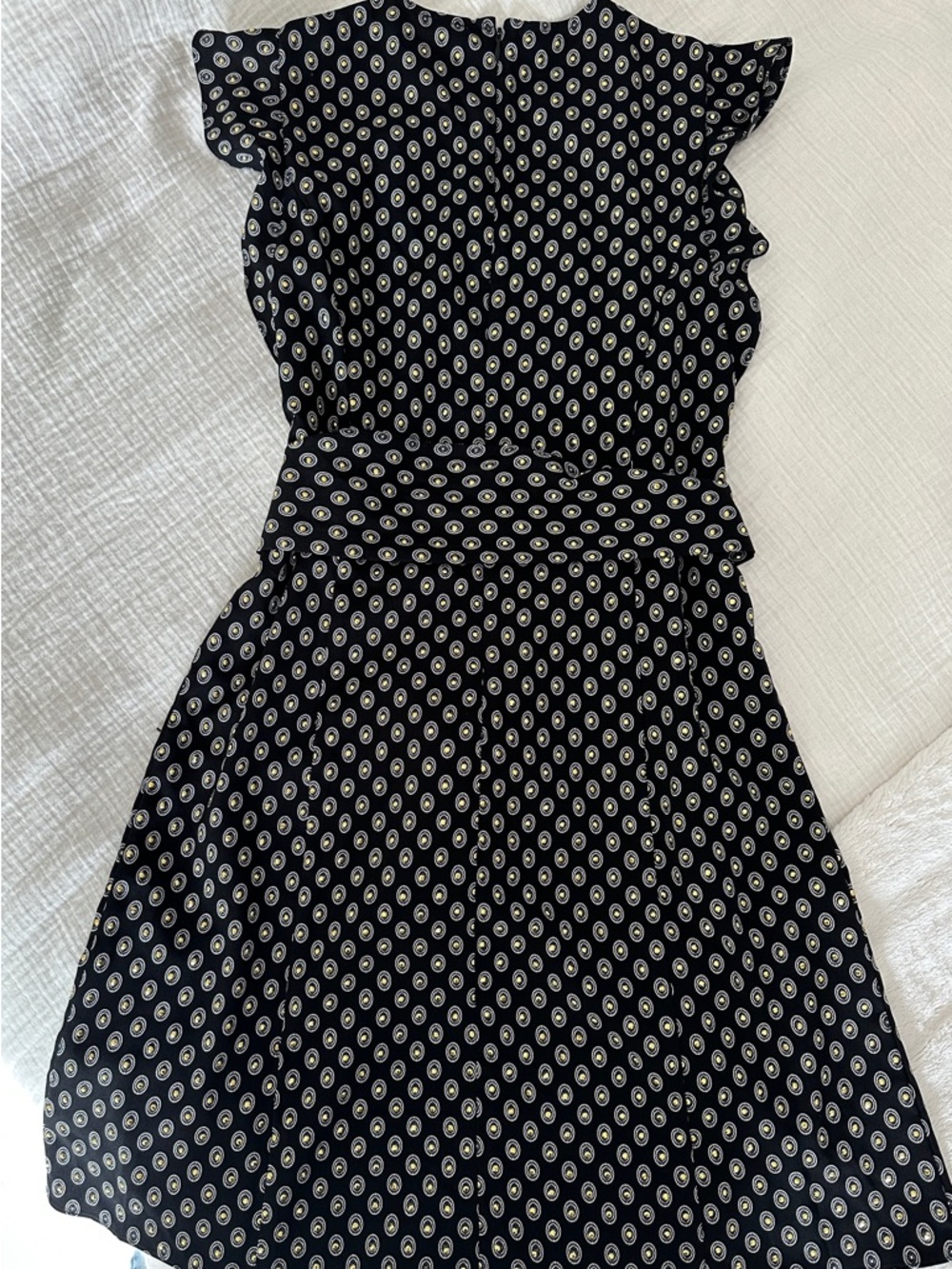 MICHAEL Michael Kors Black Printed Tie-Waist Mini Dress - Picture 5 of 7